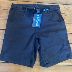 NWT…Kavu Chilliwack Shorts Chocolate Brown Size 30/xs New